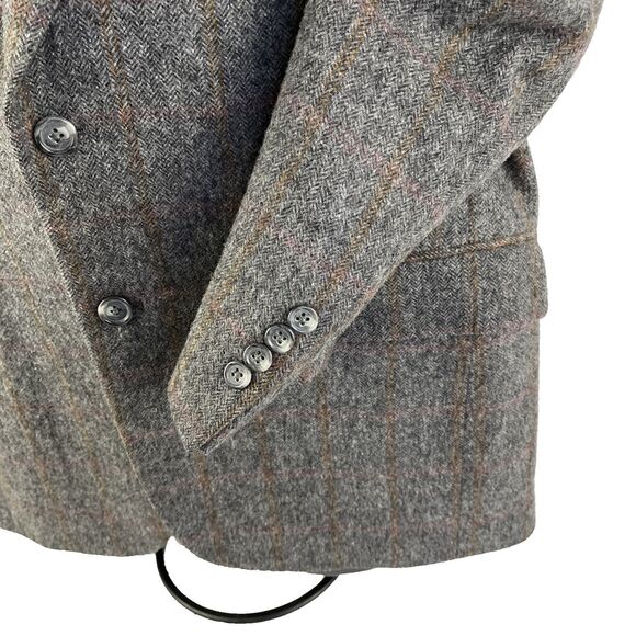 Mens Jos. A. Bank Camel Hair Herringbone Sport Coat Blazer Jacket Size 40S Short - Picture 2 of 9